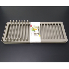 Сушарка для посуду міні Алеана 36,5 х 15,5 х 4,5 см пластикова какао 169076 Сміла