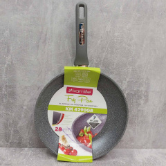 Сковорода Kamille 28 см з алюмінієвим гранітним покриттям KM 4290 GR Київ