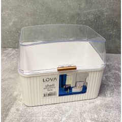 Органайзер Lova plastik із кришкою пудровий LV-170 Бородянка