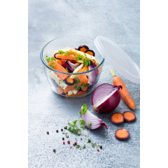 Контейнер скляний з кришкою 0.6 л Pyrex Cook&Freez 152P001 Черкаси