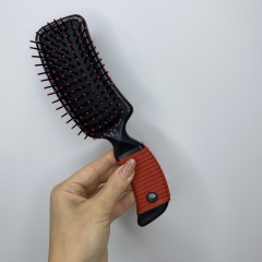 Расческа пластиковая для волос Stenson 8585 черный с красным Кропивницкий