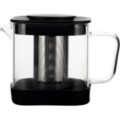 Заварник стеклянный со съемным металлическим ситечком 1000 мл Kamile KM-0777M Дрогобыч