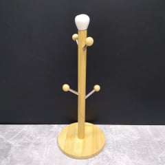 Набір кружок 4 предмети на дерев'яній підставці PJ02850 Interos Березне