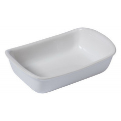 Форма прямокутна керамічна Pyrex Supreme 22х15 см біла 102030/8 Київ