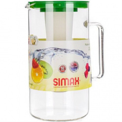 Кувшин 2,5 л с емкостью для льда прозрачный / зеленый Simax 2544 / L SIM Харьков