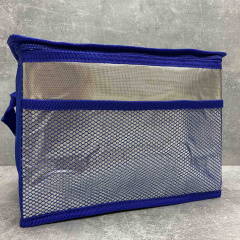 Термосумка Easy Gifts 36*25*29 см серебристо-синяя Stenson R28798 Чернигов