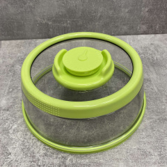 Вакуумна багаторазова кришка Vacuum Food Sealer 19 см A-Plus 0165 прозоро-салатова Бородянка