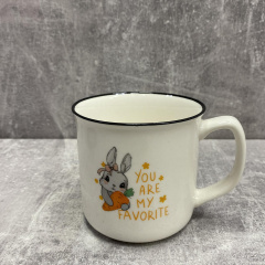 Чашка порцелянова 320 мл Cute rabbit Ardesto AR3460 Луцьк
