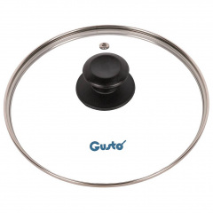 Кришка скляна d-18 см із тримачем Gusto GT-8100-18 Бердичів