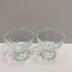 Набор стеклянных креманок 2 шт 280 мл 10,4х9,8 см Pasabahce Diamond 51658 Киев
