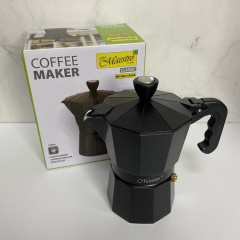 Гейзерная кофеварка алюминиевая 150 мл Maestro MR-1666-300-2 Black Черкассы