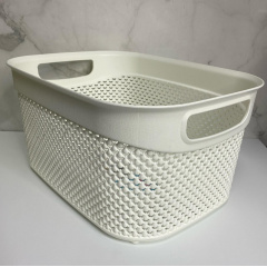 Корзина без крышки Ucsan 33*24*16,5 см 9 л М-164 белая Черновцы