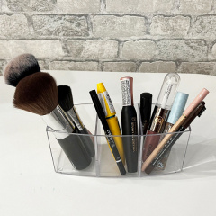 Настільний органайзер для косметики на 3 відділи пластиковий Akay Plastik AK-765 Рівне