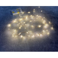 Гірлянда світлодіодна A-PLUS НА БАТАРЕЙКАХ 4 м 80 діодів LED, жовтий колір Херсон