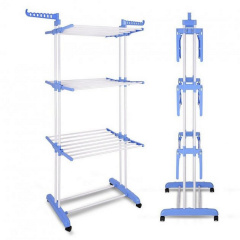 Сушарка органайзер для речей Spray Painting Clothes Hanger до 40 кг 364 CR Луцьк