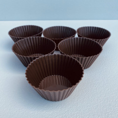 Набор силиконовых форм для выпечки мафинов 6 шт d-7 см Lessner Chef Choco 10254 Киев