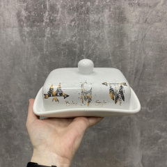 Маслянка керамічна 12,5х17х9 см Boho Style S&T 3397-20 Харків