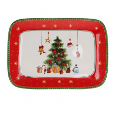 Блюдо прямоугольное фарфоровое 33 см "Святковий флер" Bona Di 498-245 Запорожье