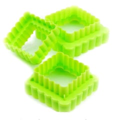 Вырубки для печенья двухсторонние Квадрат 3 штуки Вышгород