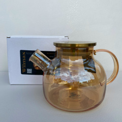 Чайник 950 мл з металевою кришкою Wilmax Thermo Amber 888810003 Житомир