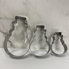 Вирубки для печива металеві Kitchen Сніговик 3 шт ММ-159/0062 Курінь