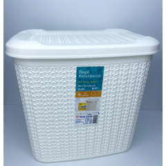 Корзина для порошка 10 л 28,5*21*26,5 см Uscan Plastik M-086 белая Полтава