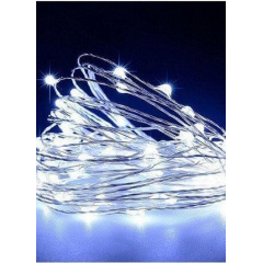 Гірлянда світлодіодна A-PLUS НА БАТАРЕЙКАХ 4 м 80 діодів LED, білий колір Черкаси