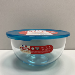Миска скляна з пластиковою кришкою 2,3 л 21 см Pyrex C&S 180P000 Харків