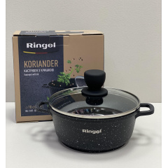 Каструля алюмінієва із кришкою 18 см 1,8 л Ringel RG-2107-18 Запоріжжя