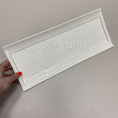 Блюдо фарфоровое прямоугольное 41 см Stenson MC4556-16 Иршава