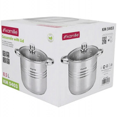 Каструля з кришкою 8,5 л Kamille KM-5403 Київ