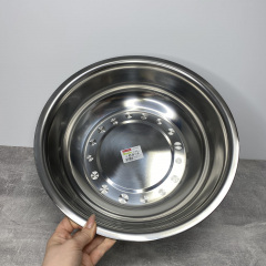 Миска з нержавіючої сталі стовщені стінки 34 см 6000 мл Kamille KM-4387 Бердичів
