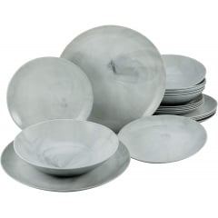 Сервиз столовый Diwali Marble Granit 19 предметов Luminarc Q0217 Кременчуг