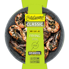 Сковорода Maestro 20 см с гранитным антипригарным покрытием MR1201-20 Ясногородка