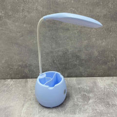 Настільна лампа акумуляторна LED з підставкою A-PLUS SST-813/1008808 блакитна Первомайськ