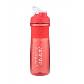 Пляшка для води Smart Bottle 1000 мл червоний тритан Ardesto AR2204TR