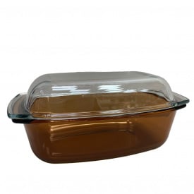 Гусятница с крышкой 3,5 л 34х21х14,8 см Simax Amber&Clear s7556/7566