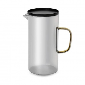 Глек скляний із пластиковою кришкою 1400 мл Stenson R92782