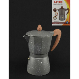 Кавоварка гейзерна 300 мл алюмінієва A-PLUS 2085