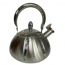 Чайник из нержавеющей стали 3 л со свистком A-PLUS 1376