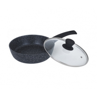 Сковорода з кришкою глибока d-24 см алюміній з антипригарним покриттям Ringel Koriander 1107-24RG