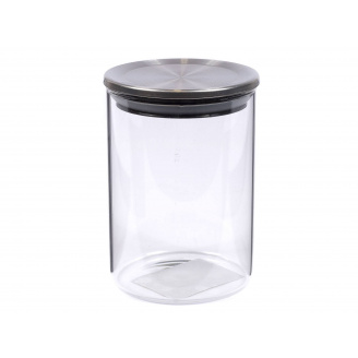 Банка для сипучих продуктів з нержавіючої кришкою h-15,4 см Lumines 0208515SS