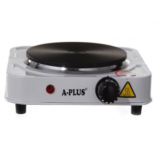 Плита електрична біла A-Plus 2102 (1 конфорка, диск)