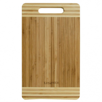 Дошка кухонна бамбукова прямокутна 38 х 25 х 2 см Lessner 10301-38 LS