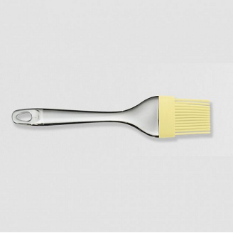 Силіконовий пензлик 22*5,5 см прозорий/жовтий Maestro MR-1581