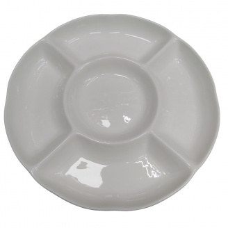 Менажница фарфоровая круглая 31 см Helios 2608