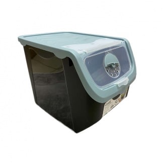 Контейнер для овощей 12 л 23,5х32,5х23,5 см Hobby Life 02 1506 черный с голубым