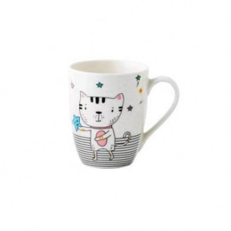 Кухоль порцеляновий 340 мл Симпатики 