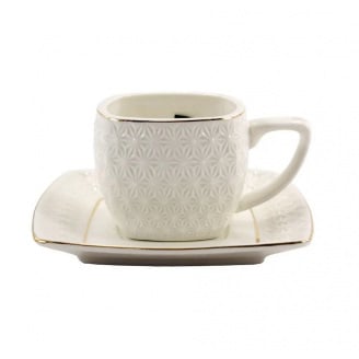 Сервіз кавовий порцеляновий 12 предметів Interos 508707-12