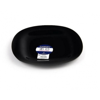 Тарілка Luminarc Carine Black Чорна десертна квадратна d-19 см 9816L LUM